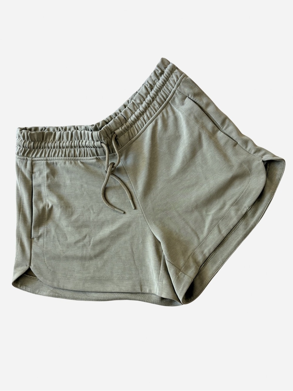 Athleta Seasoft Mid Rise 4" Shorts  Olive | S